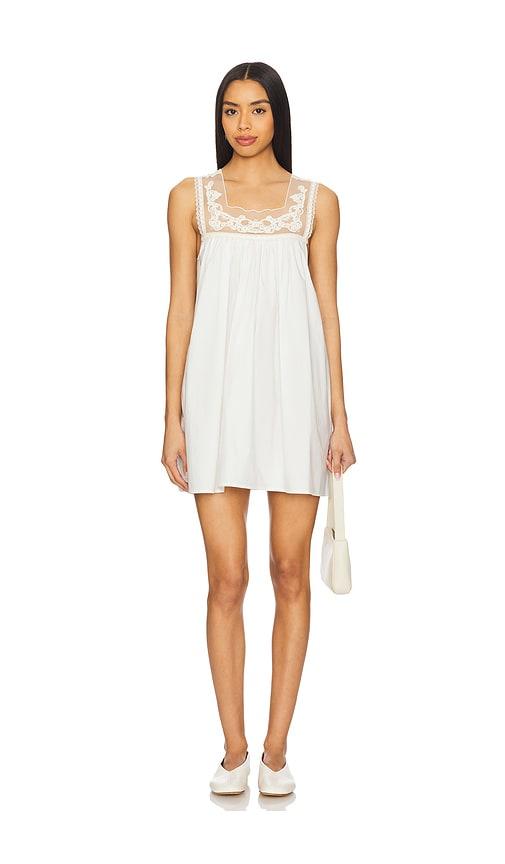 tularosa peyton mini dress in white. - size xl (also in m)