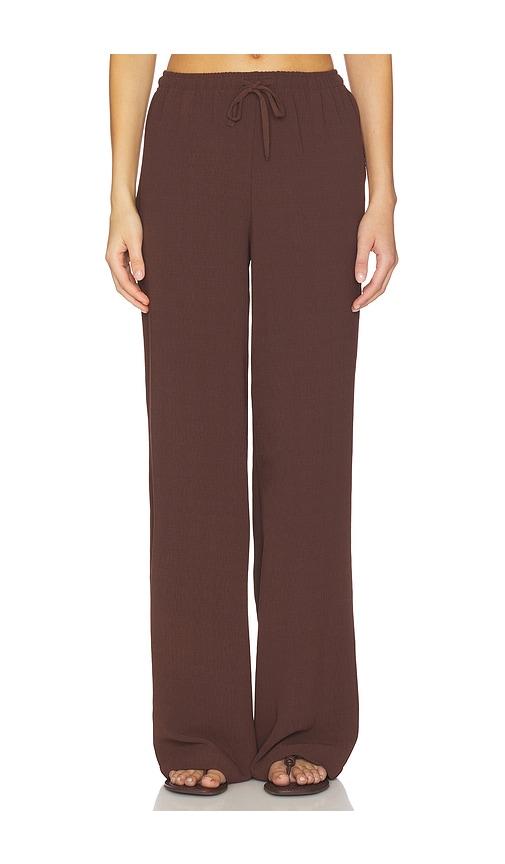 tularosa pheby pant in brown. - size s (also in xs)
