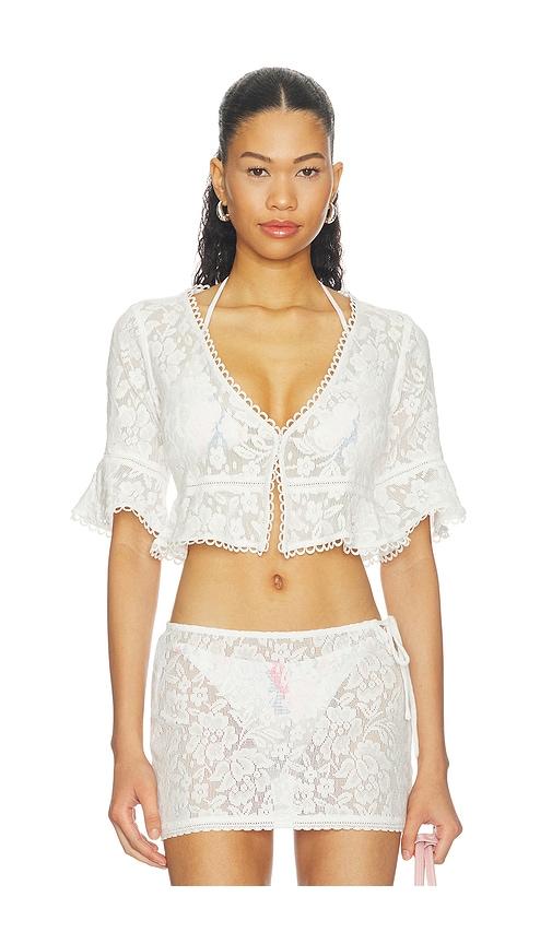 tularosa positano top in white. - size xl (also in xxs)