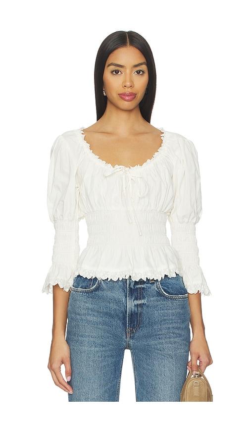 tularosa presley top in white. - size m (also in s)