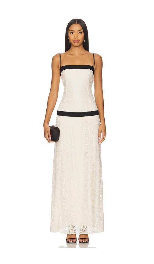 tularosa priscilla maxi dress in cream. - size l (also in m, s, xl)
