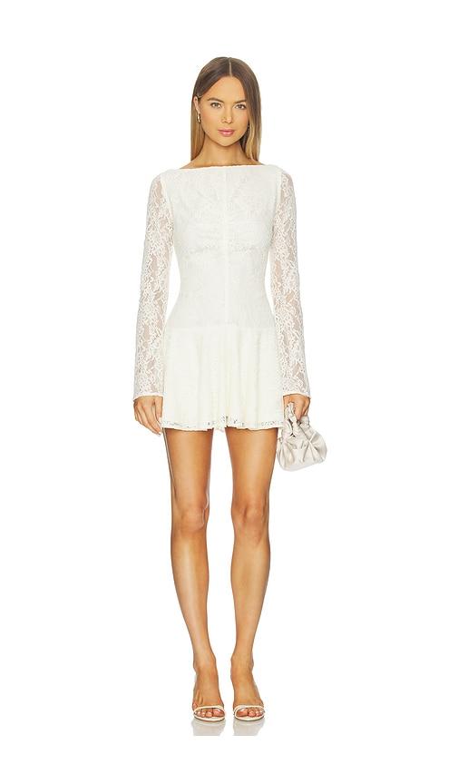 tularosa priscilla mini dress in cream. - size m (also in xxs)