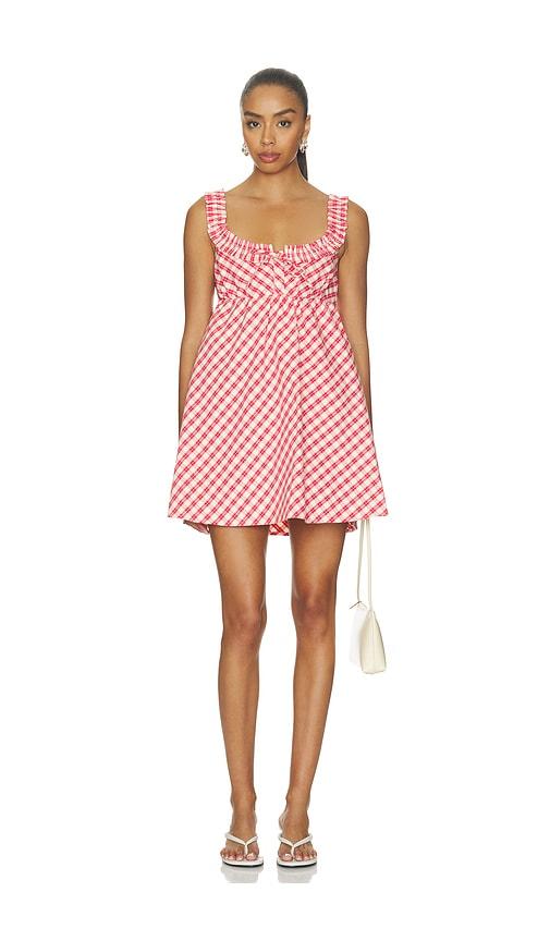 tularosa rae mini dress in red. - size l (also in xs, xl)