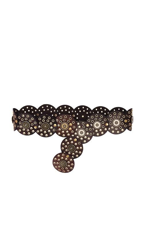 tularosa rhapsody disc belt in brown. - size m/l (also in s/m)