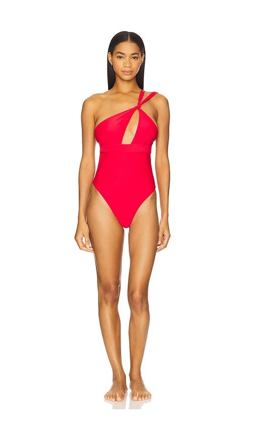 tularosa santiago one piece in red. - size xl (also in m, s, xs)