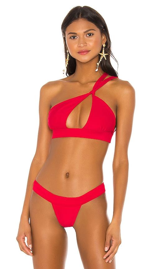 tularosa santiago top in red. - size l (also in xs, s, m, xl)