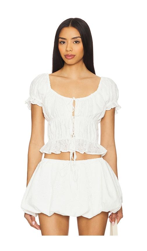 tularosa twyla top in white. - size l (also in xl)