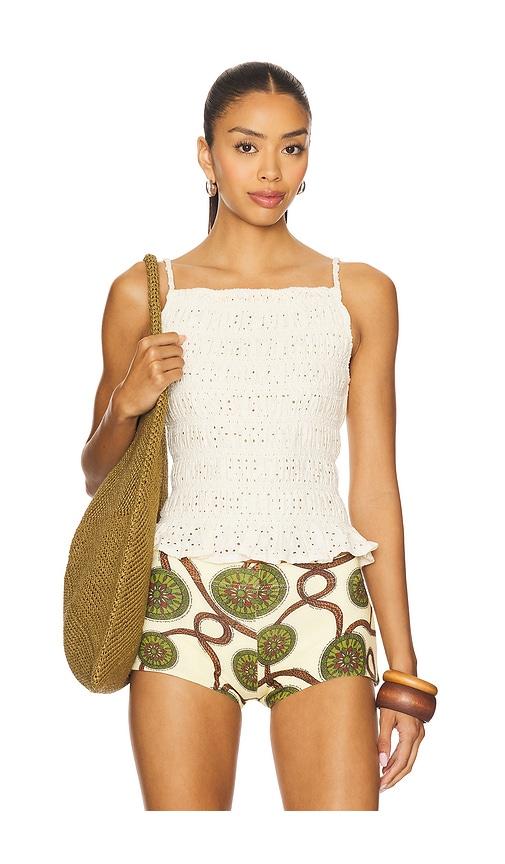 tularosa wesley top in cream. - size l (also in m, xl)
