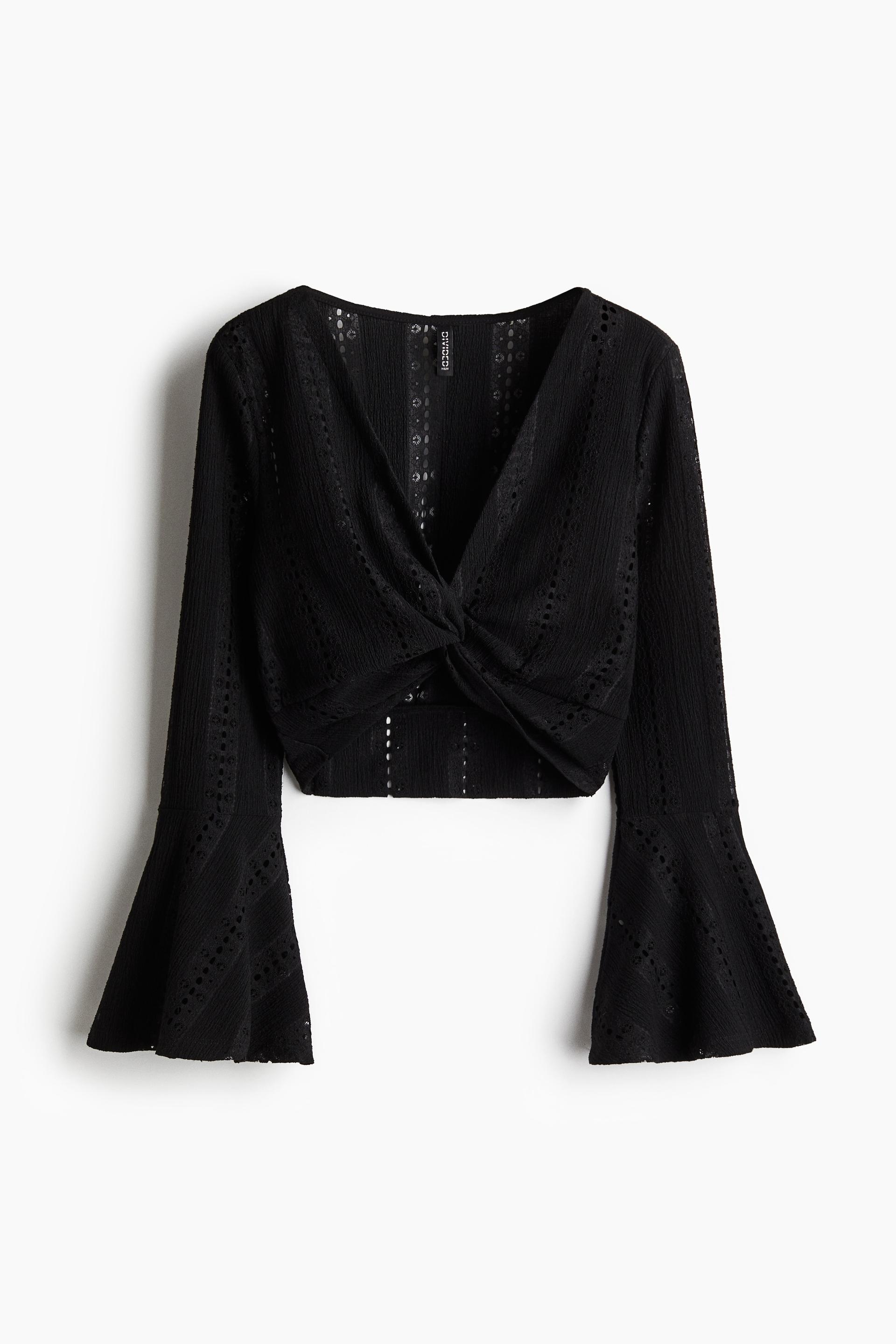twist-detail crop top