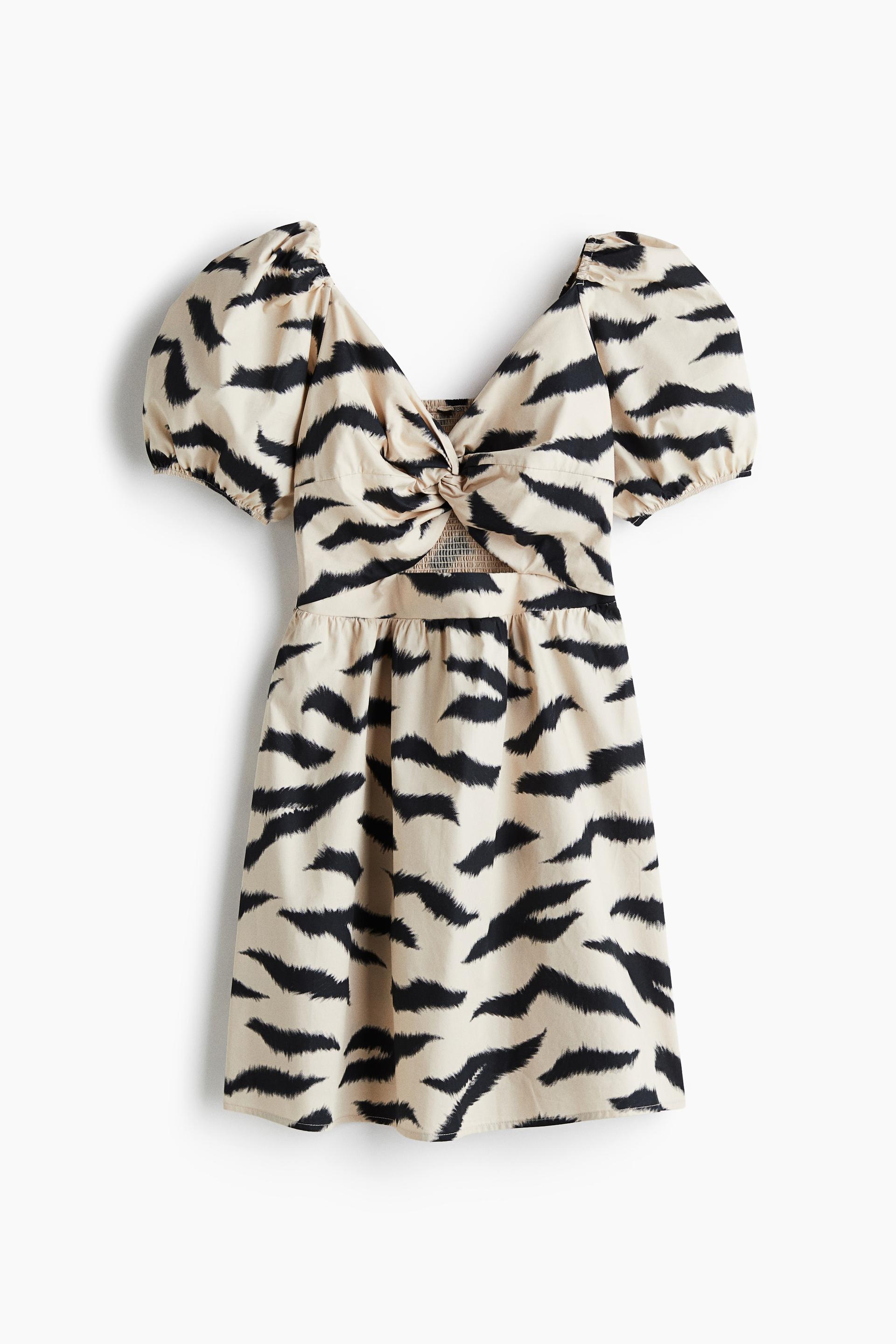 twist-detail dress