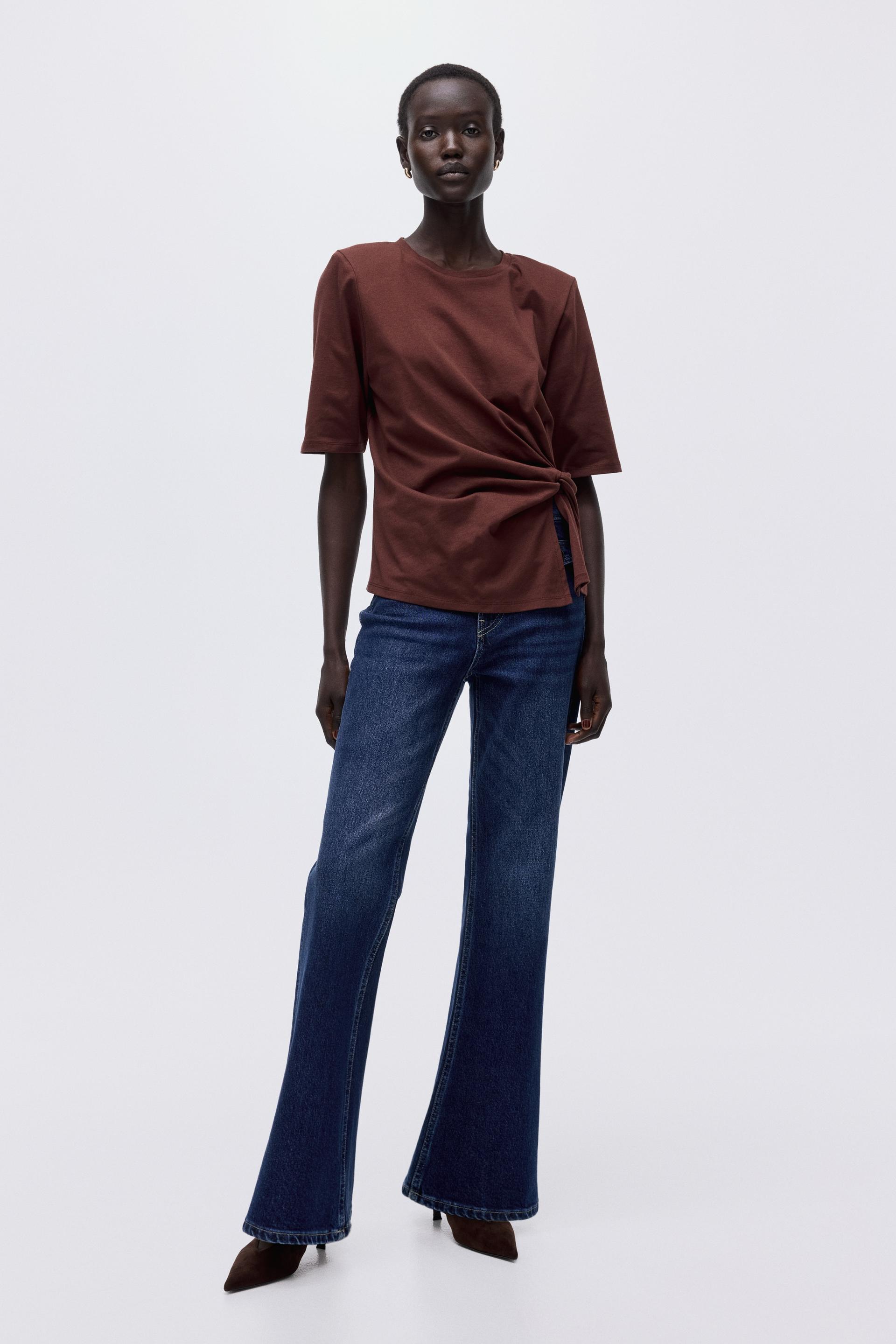 twist-detail t-shirt
