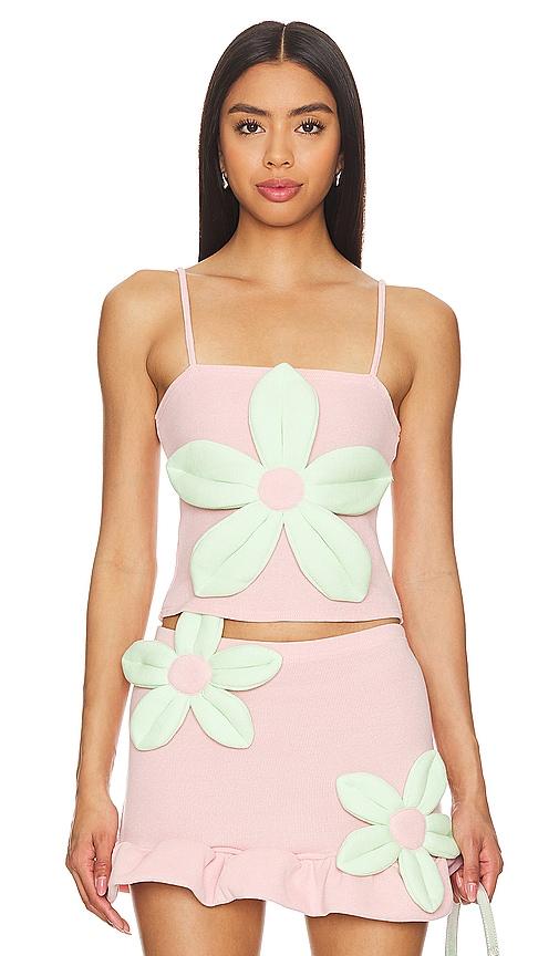 tyler mcgillivary daisy top in rose. - size s (also in xs)