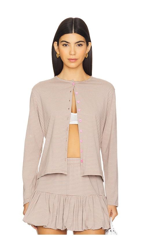 tyler mcgillivary polly cardigan in neutral. - size s (also in xs)