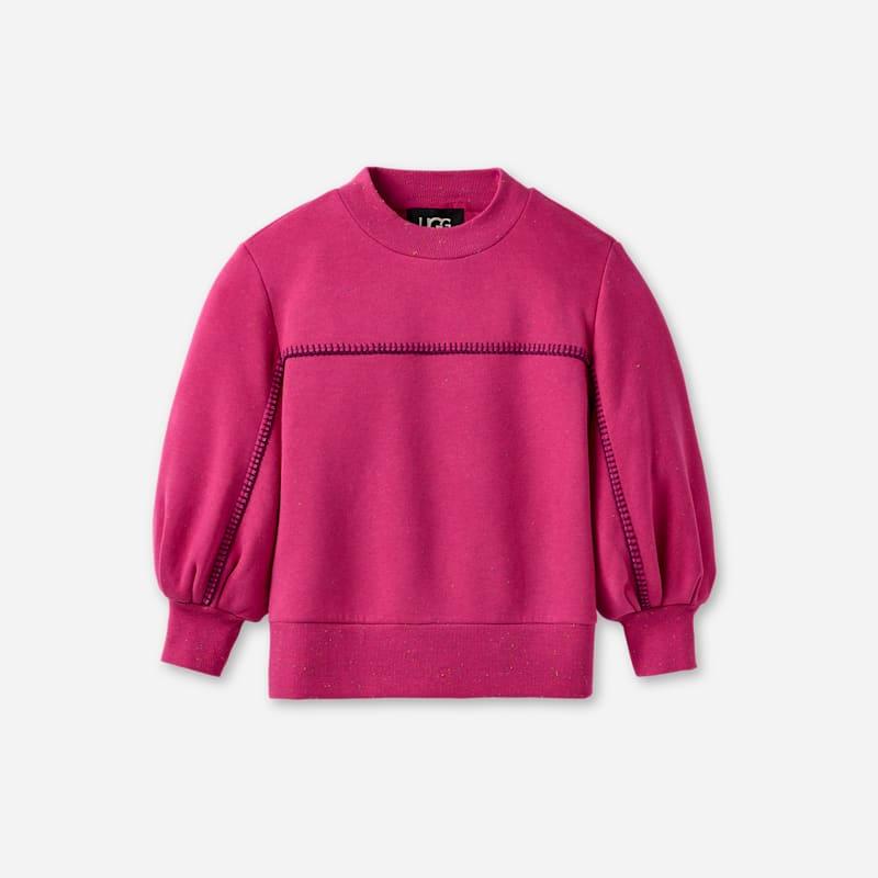 ugg® women's classic puff sleeve top tops in vavoom heather, size s