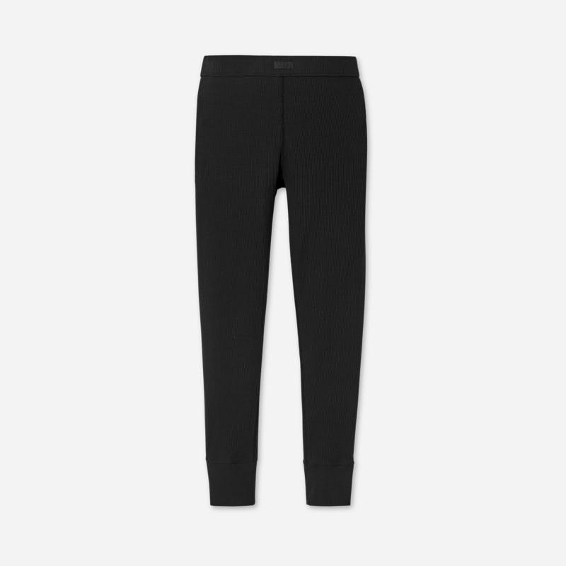 ugg® women's paloma legging ii rib lenzingu2122 ecoverou2122 viscose blend bottoms in black, size m