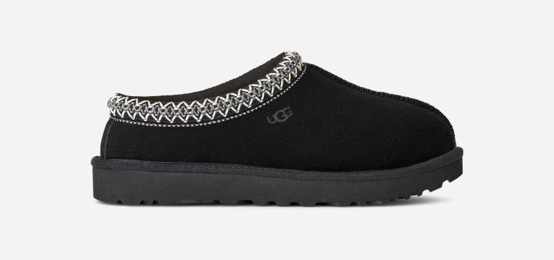 ugg® women's tasman ii sheepskin slippers in black, size 12