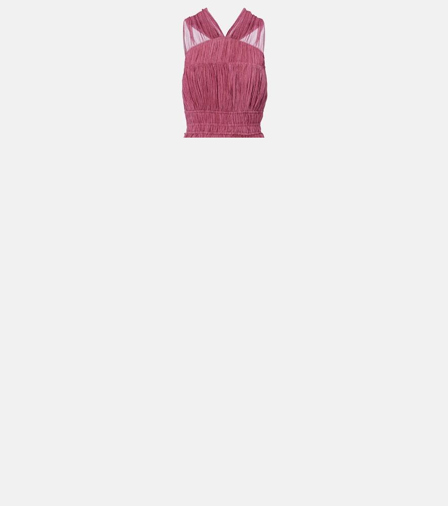 ulla johnson freesia silk chiffon gown