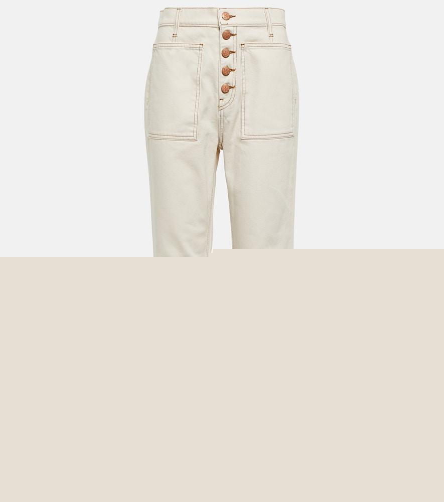ulla johnson lou high-rise flared jeans