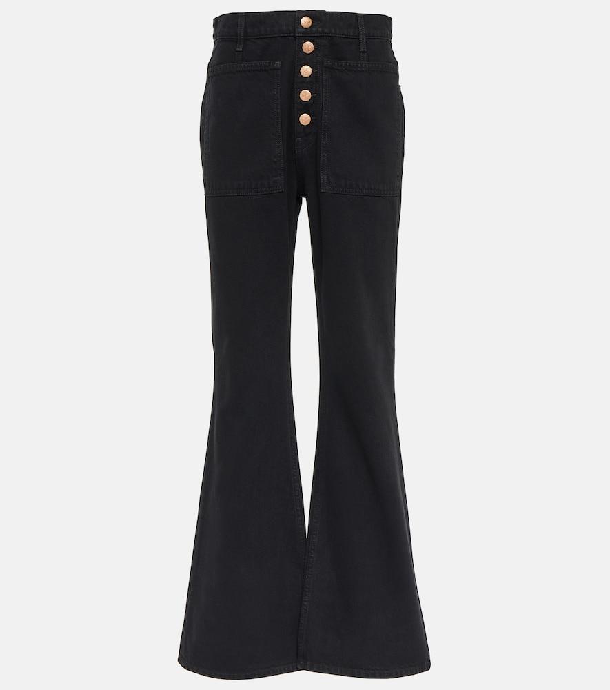 ulla johnson lou high-rise flared jeans