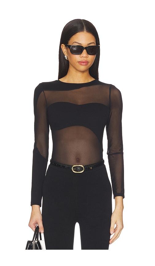 undress code no promises bodysuit in black. - size l (also in m, xl)