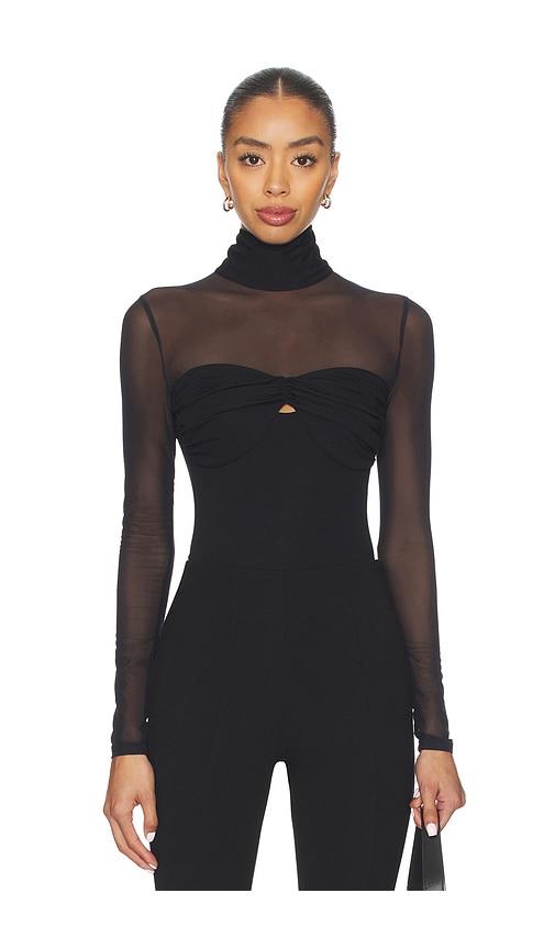 undress code own it bodysuit in black. - size l (also in xs, s, m, xl)