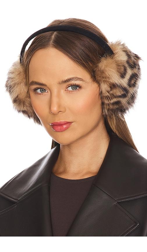 unreal fur all ears earmuffs in brown.