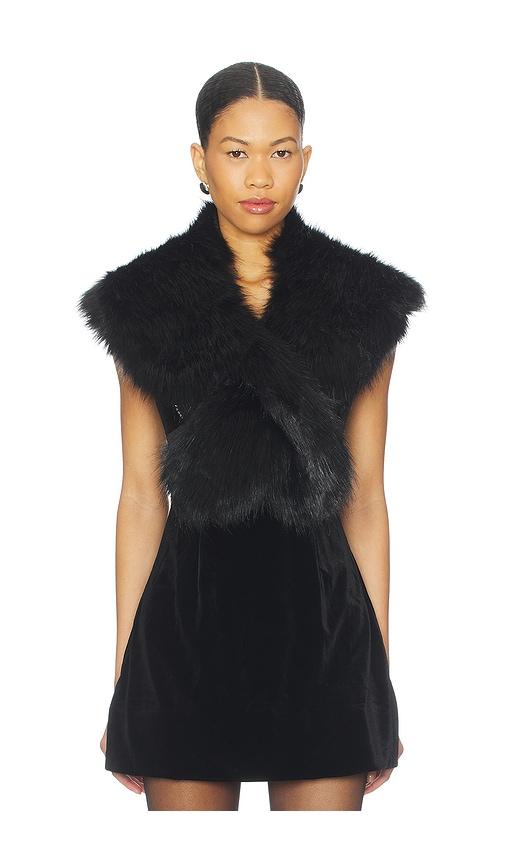 unreal fur changes scarf in black.