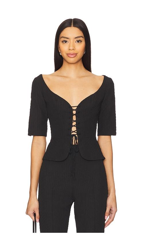 usisi sister lena top in black. - size m (also in s)