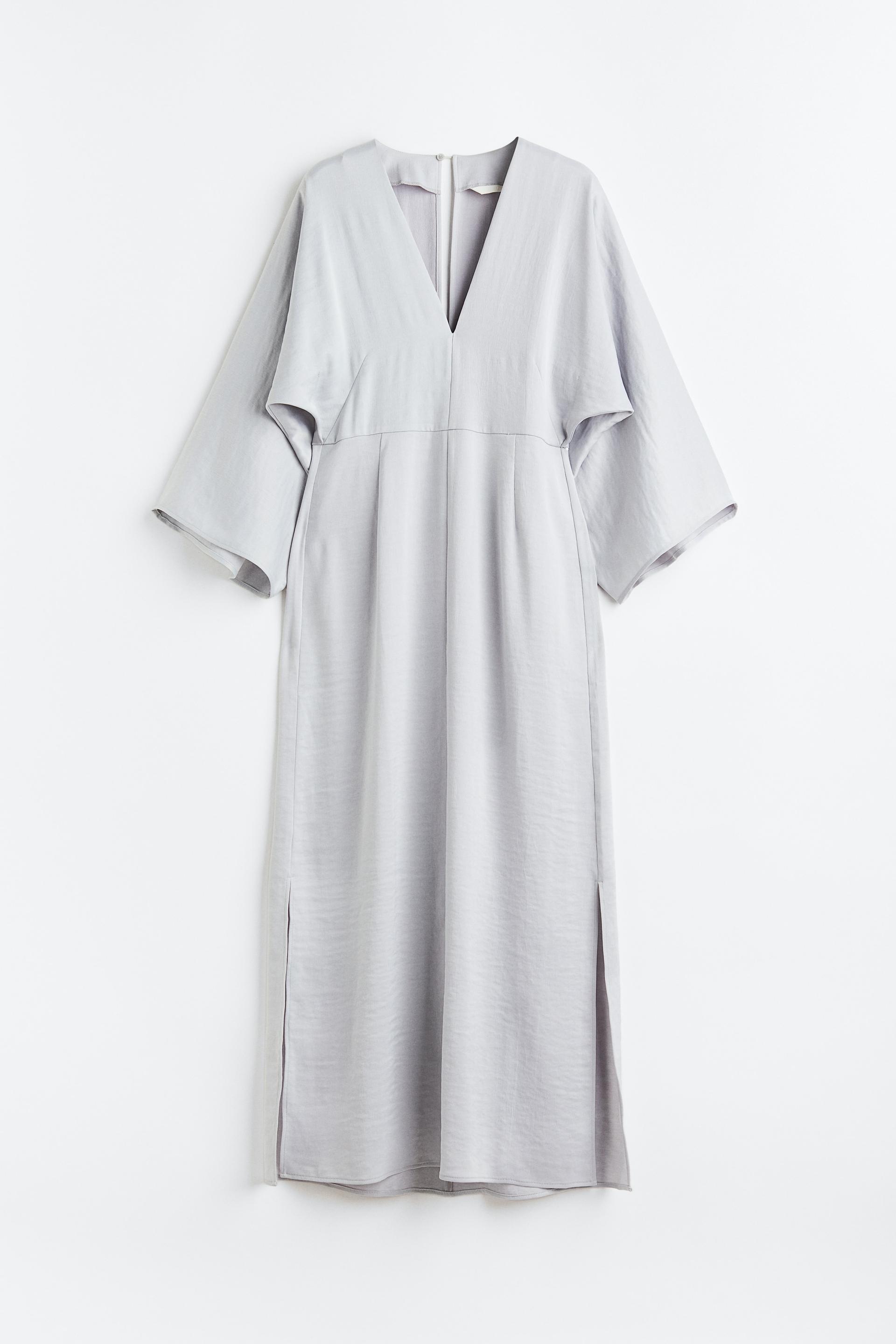 v-neck dress