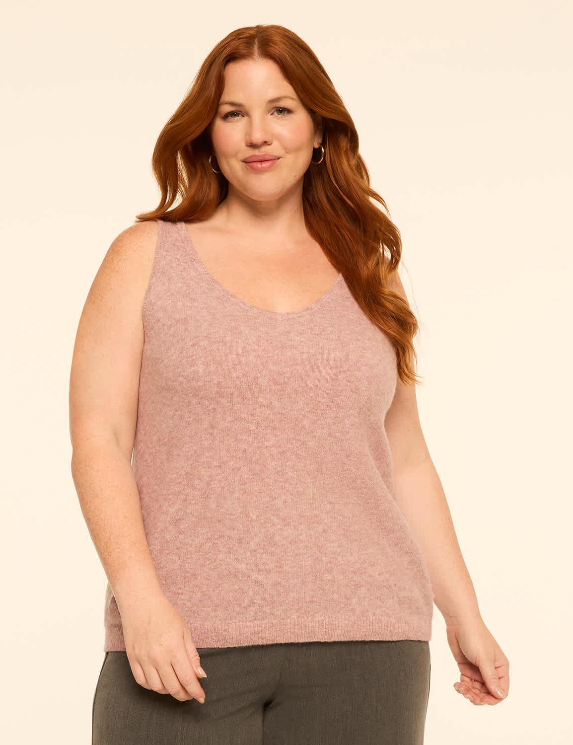 v-neck sweater tank