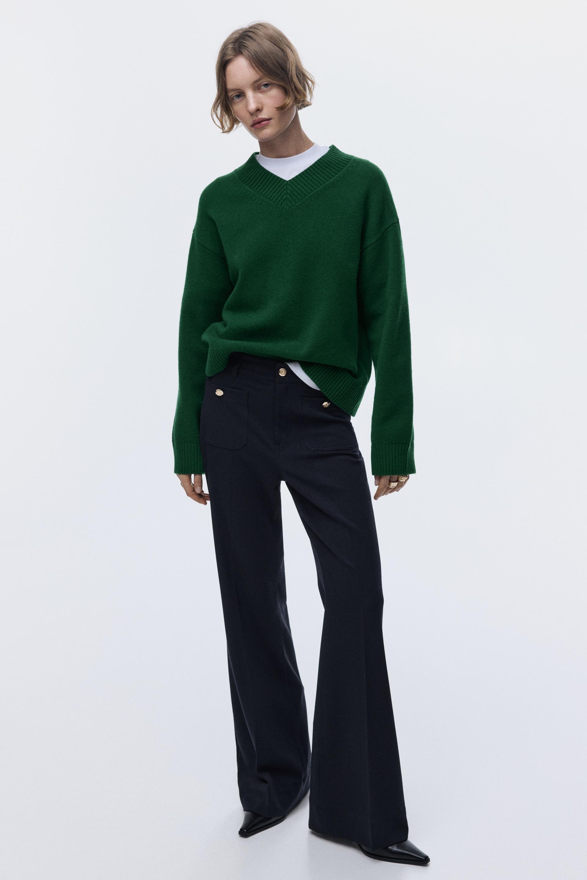v-neck sweater