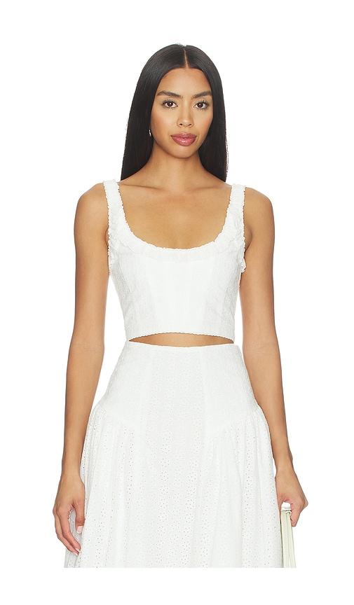 v. chapman ashton top in white. - size 0 (also in 4, 2, 6, 8, 10)