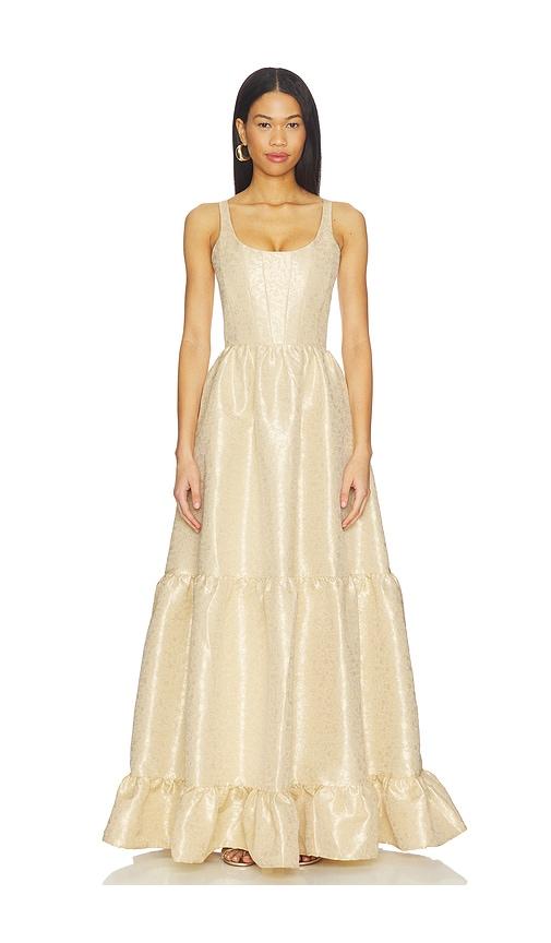 v. chapman avery dress in lemon. - size 0 (also in 10, 12, 2, 4, 6, 8)