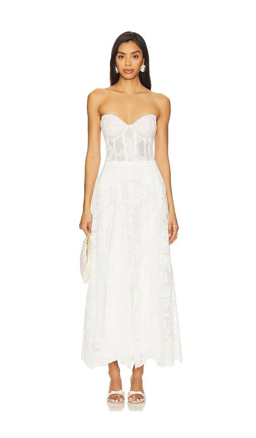 v. chapman carolena set in white. - size 4 (also in 6)