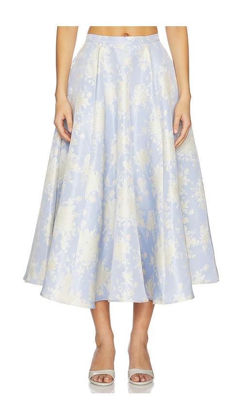 v. chapman carolena skirt in blue. - size 12 (also in 4, 2, 6, 8)
