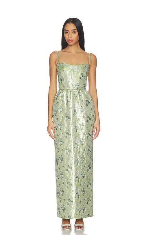v. chapman cheryl dress in sage. - size 12 (also in 4)