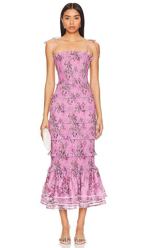 v. chapman geranium dress in lavender. - size 0 (also in 8)