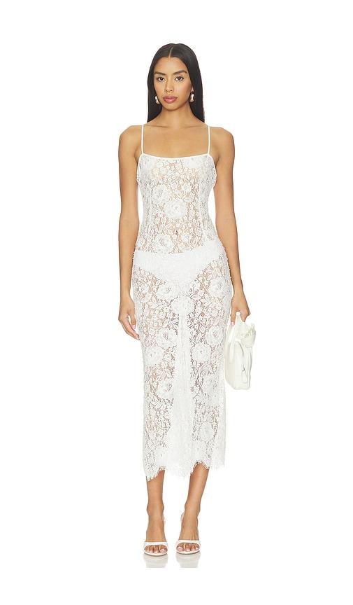 v. chapman hallie maxi dress in white. - size 4 (also in 8)