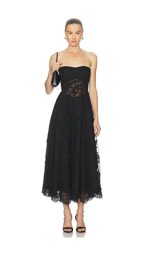 v. chapman hazel dress in black. - size 2 (also in 4, 6, 8)