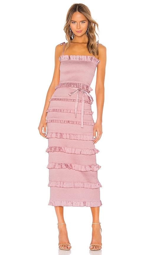 v. chapman lily dress in pink. - size 0 (also in 6)