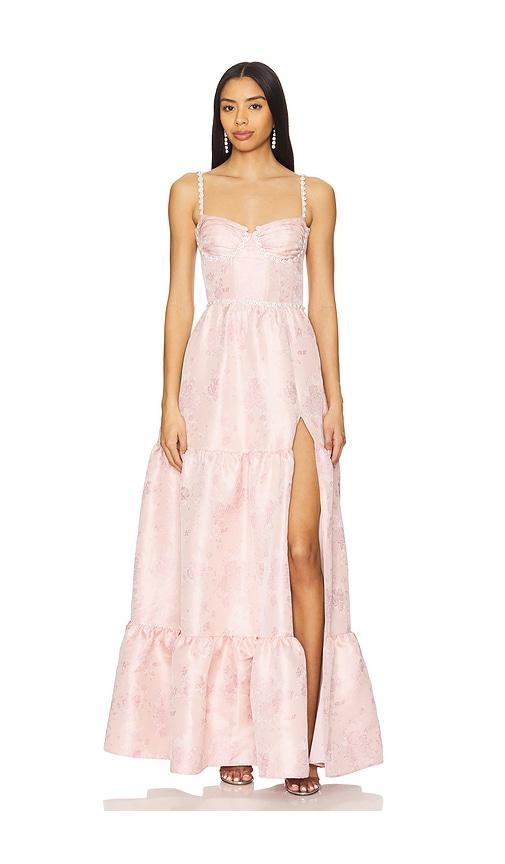 v. chapman lucetta gown in blush. - size 0 (also in 4, 2, 6, 8, 10, 12)