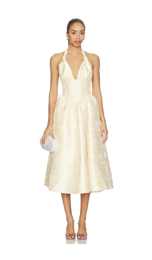 v. chapman marilyn dress in lemon. - size 2 (also in 4, 6)