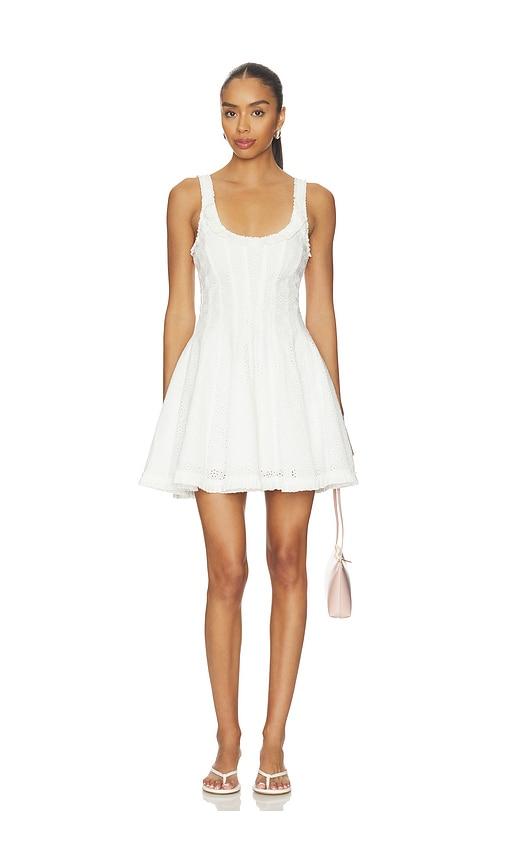 v. chapman moxie dress in white. - size 0 (also in 4, 2, 6)