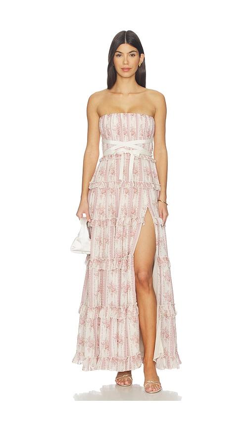 v. chapman shelby maxi dress in pink. - size 2 (also in 4, 6, 8)