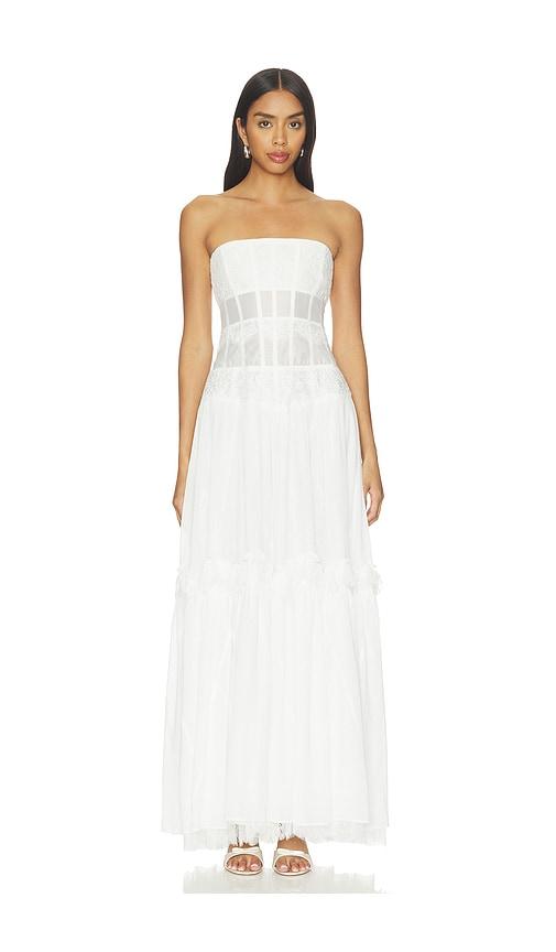 v. chapman sloane maxi dress in white. - size 0 (also in 6)