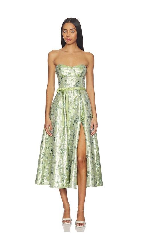 v. chapman vanessa dress in sage. - size 12 (also in 4, 2, 6)