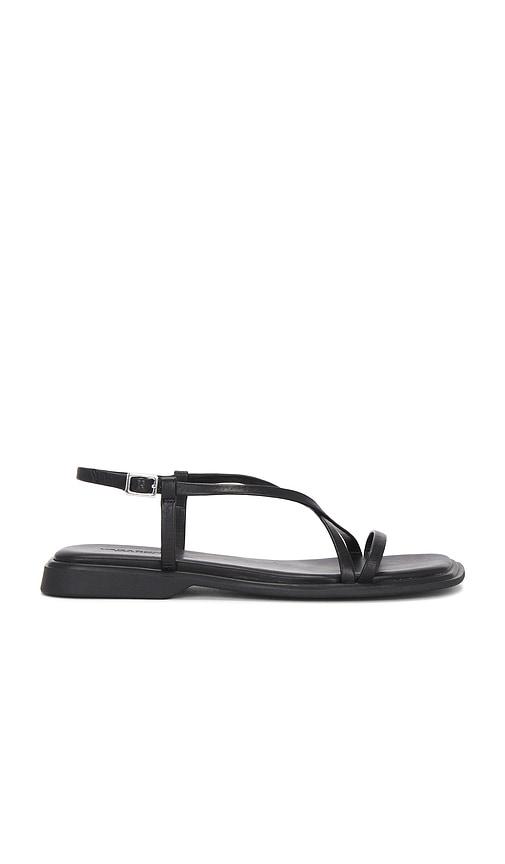 vagabond shoemakers izzy sandal in black. - size 37 (also in 38)