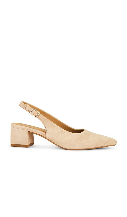 vagabond shoemakers marta suede slingback pump in beige. - size 36 (also in 37, 38, 39, 41)