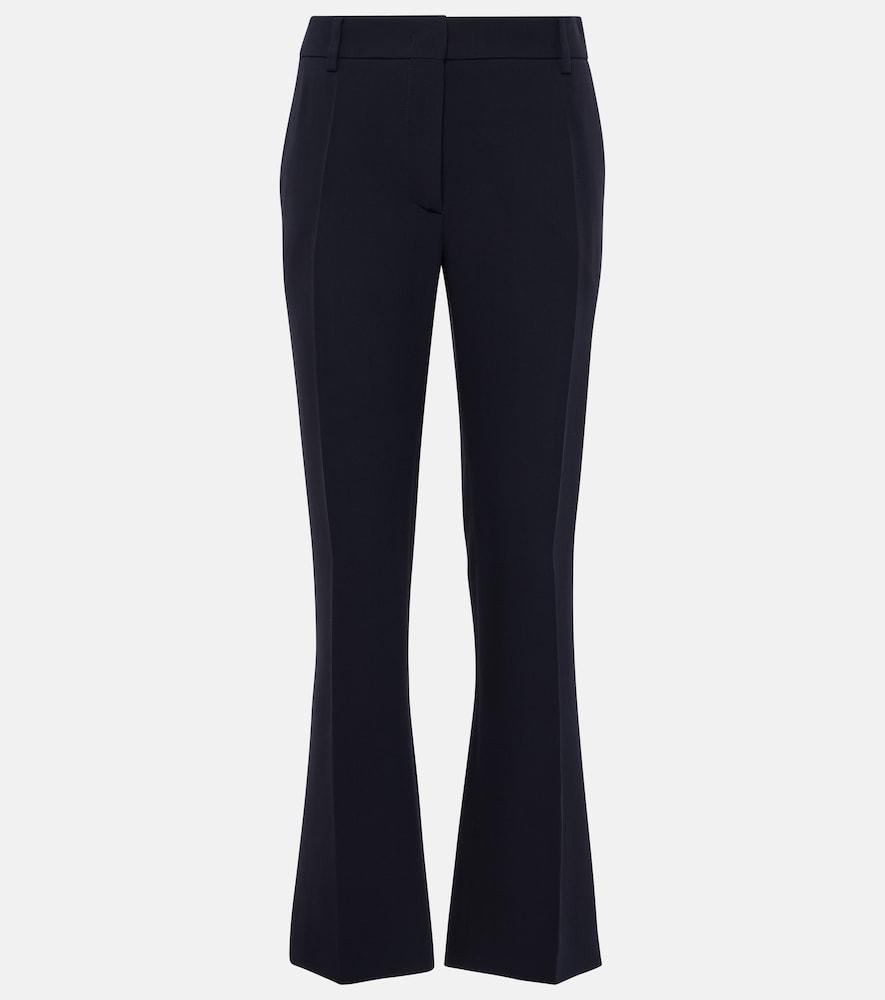 valentino cady couture high-rise flared pants