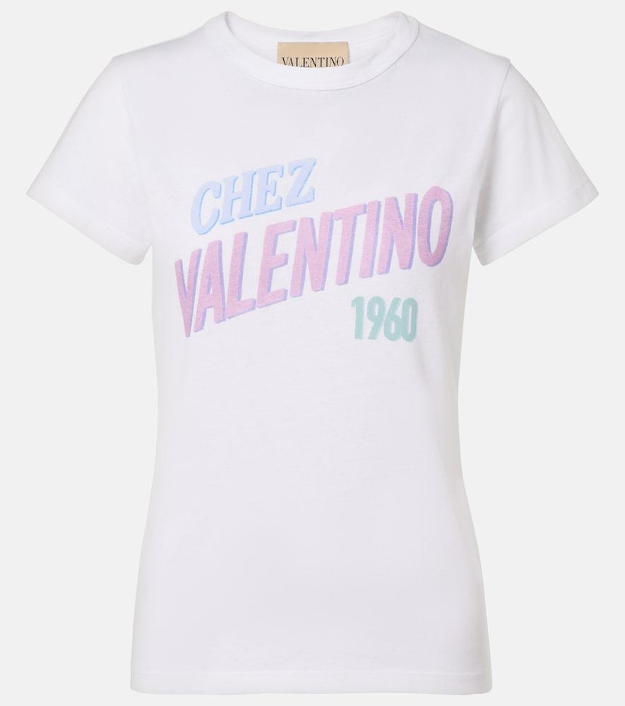 valentino chez valentino cotton jersey t-shirt